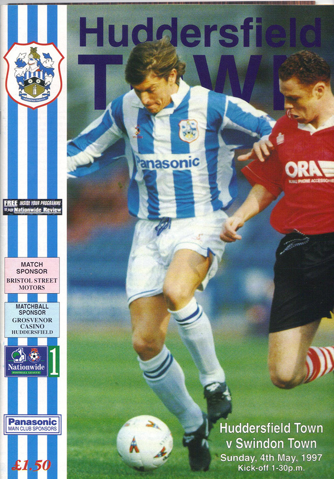 <b>Sunday, May 4, 1997</b><br />vs. Huddersfield Town (Away)